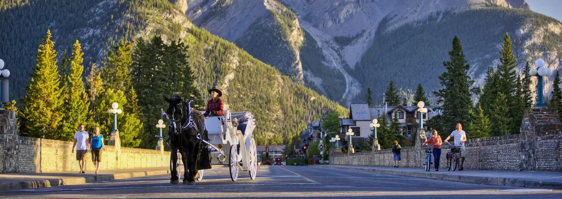 Horse drawn carriage, Banff
